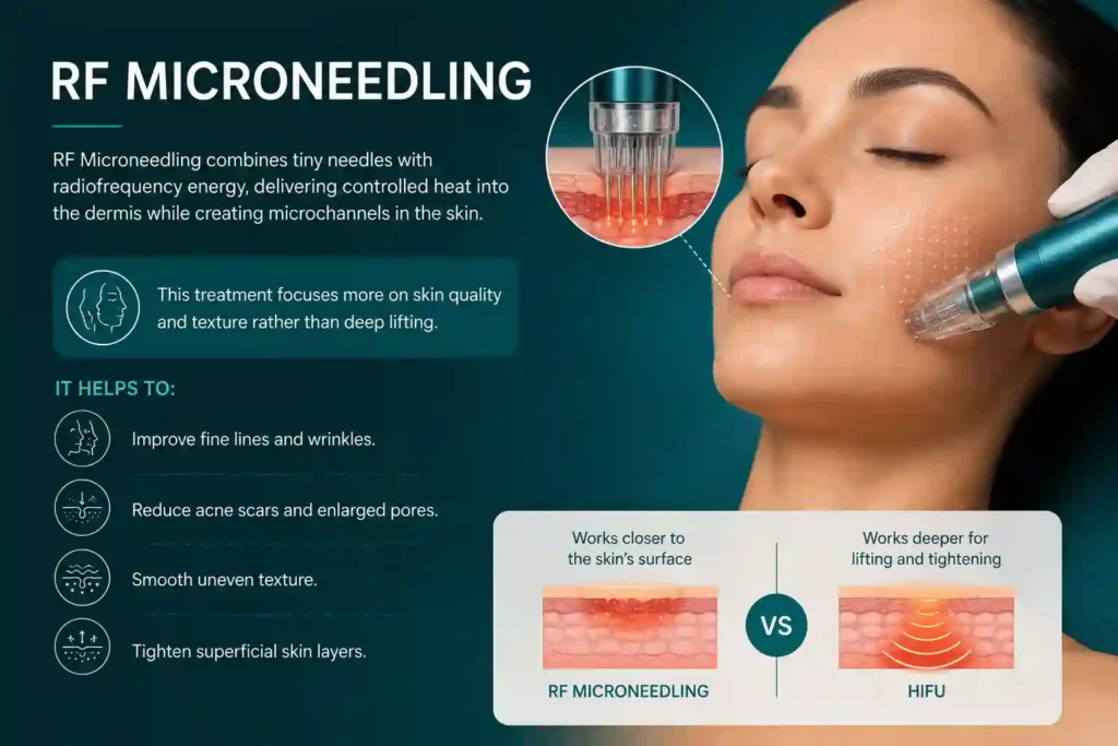 What Does RF Microneedling Do That HIFU Alone Cannot Newcastle under Lyme